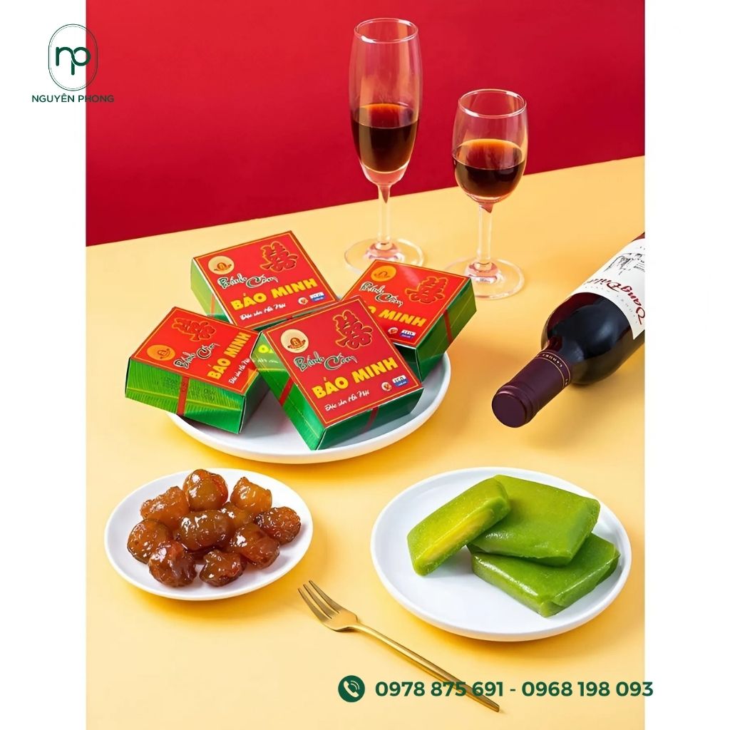 Vỏ hộp bánh cốm đẹp
